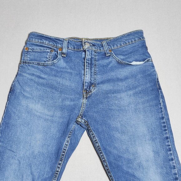 Levi's 512 jeans men's size (W32/L30) W31/L29 medium washed ink blue colour - Picture 2 of 14